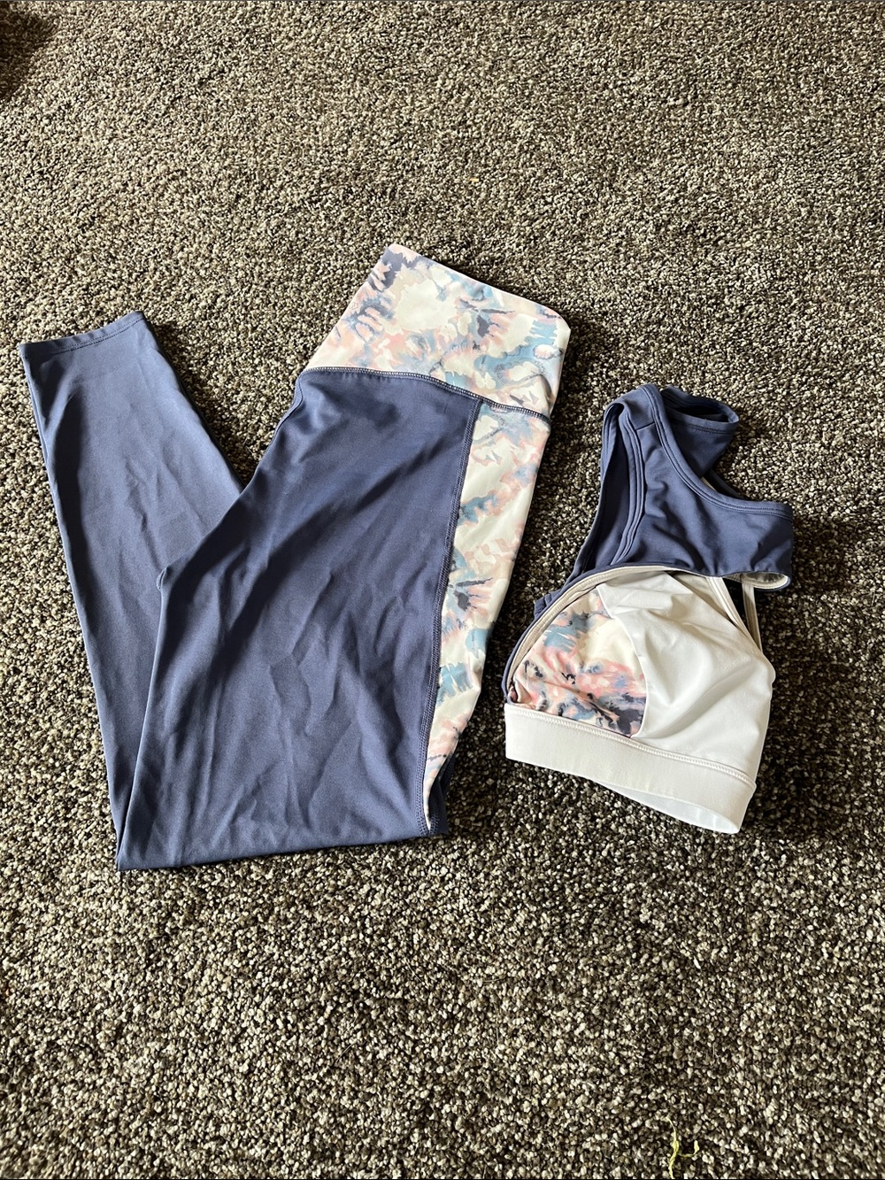Women’s workout legging and bra set